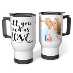 Stainless Steel Tumbler 14oz. with Need Love design