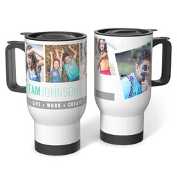 Stainless Steel Tumbler 14oz. with #TeamFamily design