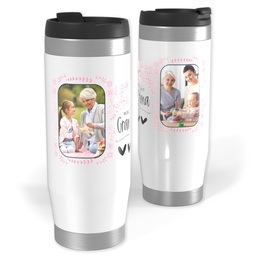Photo Travel Tumbler with World's Best Grandma design