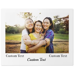 11x14 Metal Photo Wall Decor with Thankful design