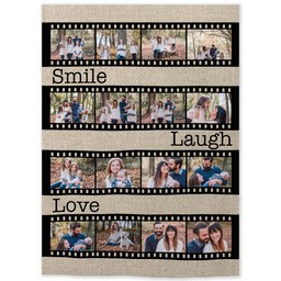 26x36 Indoor/Outdoor Wall Tapestry with Burlap Filmstrip design