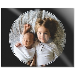 8x10 Acrylic Wall Art with Circle Frame design