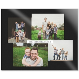 8x10 Acrylic Wall Art with Ebony Collage design