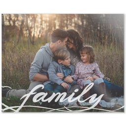 8x10 Acrylic Wall Art with Family Overlay design