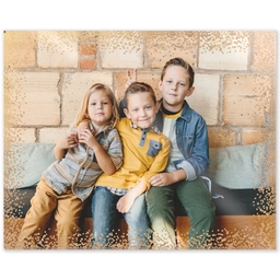 8x10 Acrylic Wall Art with Gold Glitter design