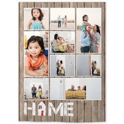 26x36 Indoor/Outdoor Wall Tapestry with Home Icon design