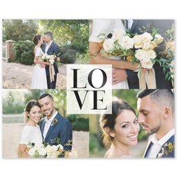 8x10 Acrylic Wall Art with Love Collage design