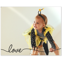 8x10 Acrylic Wall Art with Love Script design