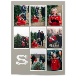 26x36 Indoor/Outdoor Wall Tapestry with Simple Monogram design