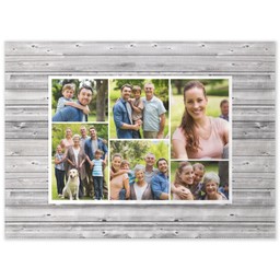 26x36 Indoor/Outdoor Wall Tapestry with Wood Plank Whitewash design