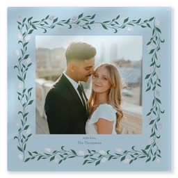 TilePix Glass 8.25x8.25 with A Petite Flower design