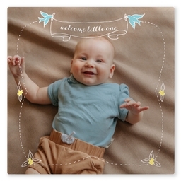 TilePix Glass 8.25x8.25 with Bluebirds design