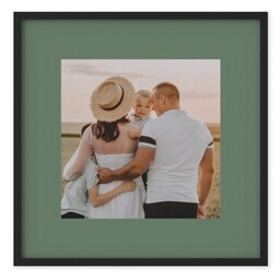 TilePix 8x8 Black Frame with Green Border design