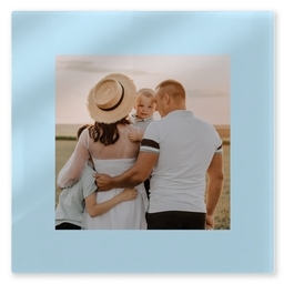 TilePix Glass 8.25x8.25 with Light Blue Border design