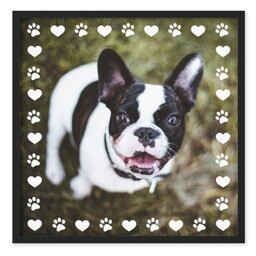 TilePix 8x8 Black Frame with Pet Feets Neet design