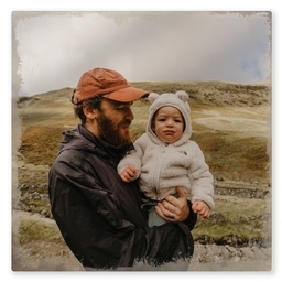 TilePix Glass 8.25x8.25 with Rustic Grunge design