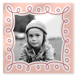 TilePix Glass 8.25x8.25 with Spring Fling Doodle design