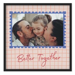 TilePix 8x8 Black Frame with Spring Fling Together design