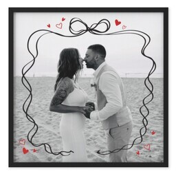 TilePix 8x8 Black Frame with Unbounded Adoration design