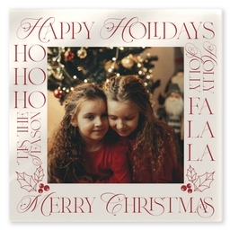 TilePix Glass 8.25x8.25 with Words of Mirth design