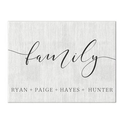 Wood Box Wall Art 6x8 with Family design