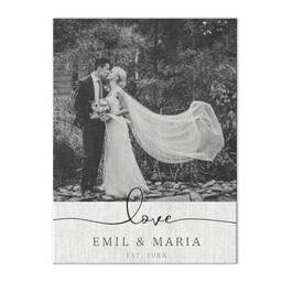 Wood Box Wall Art 6x8 with Love design