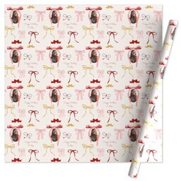 Wrapping Paper - 24x72in sheet with Beautiful Bows design