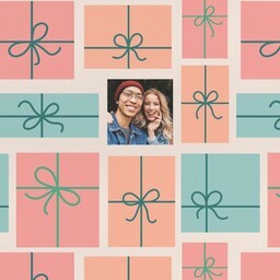 Wrapping Paper - 24x72in sheet with Gift Collage design