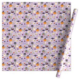 Wrapping Paper - 24x72in sheet with Halloween Friends design