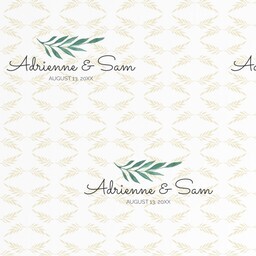 Wrapping Paper - 24x72in sheet with Botanical Union design