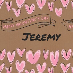 Wrapping Paper - 24x72in sheet with Cupids Wishes design