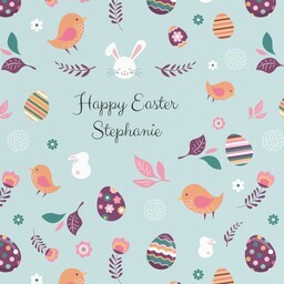 Wrapping Paper - 24x72in sheet with Easter And All Its Cheer design