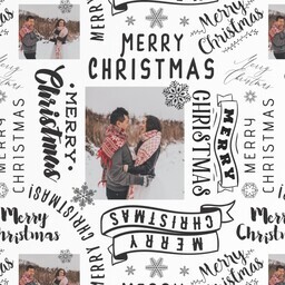 Wrapping Paper - 24x72in sheet with Merry Merry Christmas design