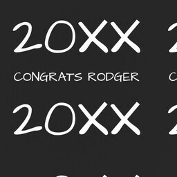Wrapping Paper - 24x72in sheet with Simple Congrats  design