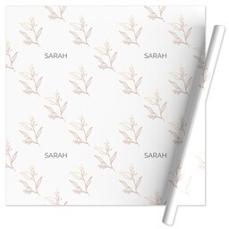 Wrapping Paper - 24x72in sheet with Simple Floral design